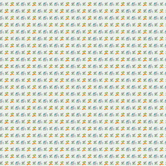 Naklejka premium Seamless pattern of tropical islands and mountains