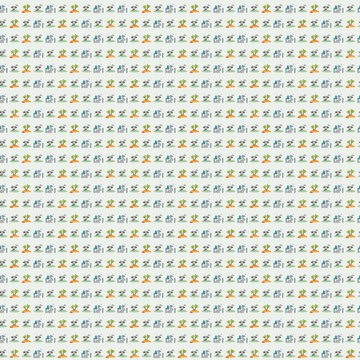 Seamless pattern of tropical islands and mountains