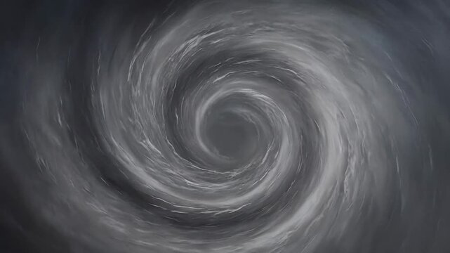 Swirling Vortex Of Dark Gray And White Hues Creating A Sense Of Motion And Depth