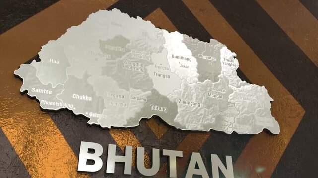 Bhutan Map