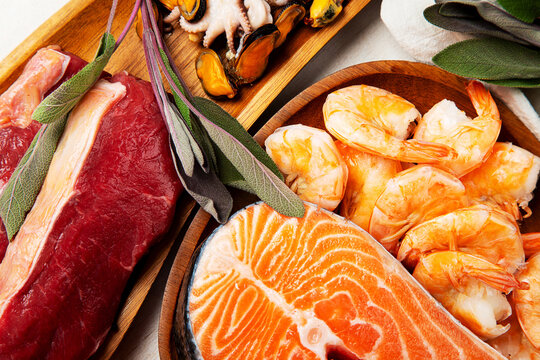 Healthy nutritious food to treat gout inflammation.