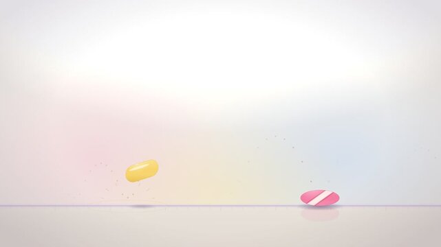 Squash and Stretch Bouncing Shapes Animation Principles Loop
