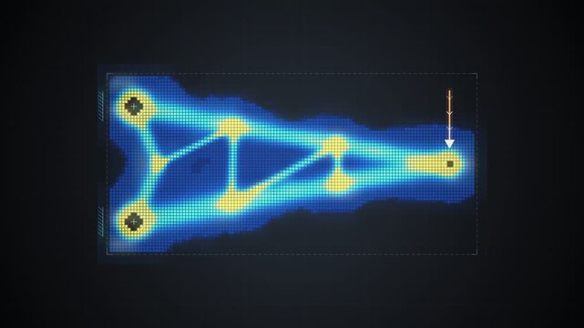Generative Design Bracket Topology Optimization Reveal