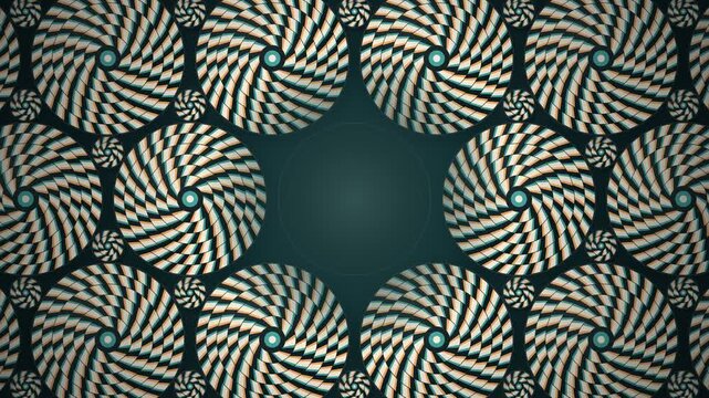 Rotating Snakes Peripheral Drift Illusion Seamless Loop