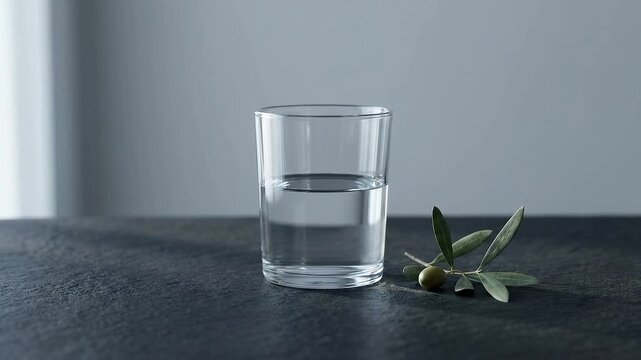 Glass of Water for Child Health and Hydration Awareness