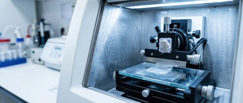 Cryogenic storage equipment in laboratory
