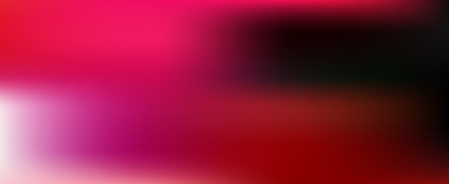 Vibrant pink and red dark abstract gradient background banner