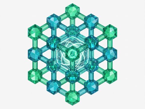 Biological data model, molecular lattice surrounding data core