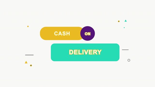 Animated Payment Method Toggle Switch Button With Dynamic Motion Elements