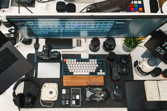 workspace camera drone setup