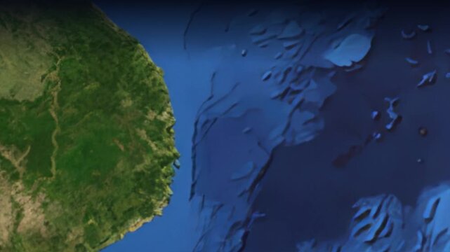 Animated Flight Path from Bangkok Thailand to San Francisco USA