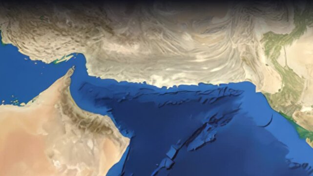 Animated Flight Path from Doha Qatar to San Francisco USA