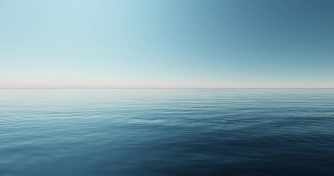 Beach and wave with blue sky background. Nature and summer concept. 3d render.	
