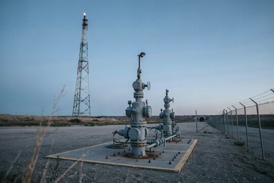Strategic reserve cavern wellhead site