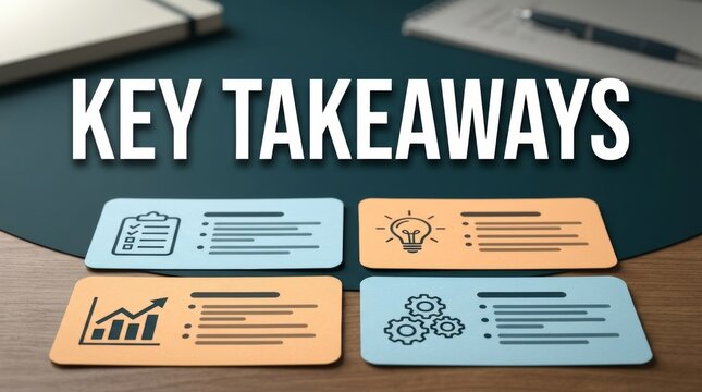Key Takeaways Business Summary Learning Strategy and Important Information