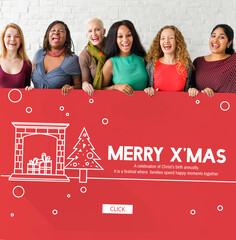 Merry Christmas Santa Clause Festive Holiday Concept © Rawpixel.com