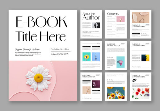 Elegant EBook Layout Template