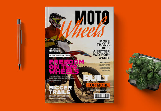 Magazine Cover Design Template