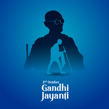 Nation Hero and Freedom Fighter Mahatma Gandhi popularly known as Bapu for 2nd October Gandhi Jayanti