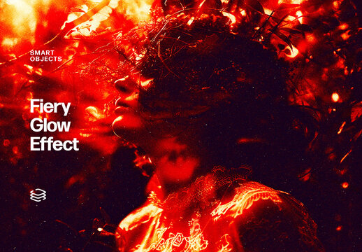 Fiery Glow Effect For Poster And Social Media Design