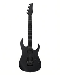 Obraz premium electric guitar isolated, electric guitar black background white