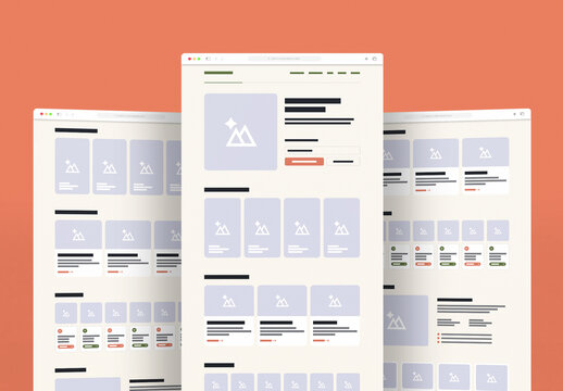 Modern Website Landing Page UI Template