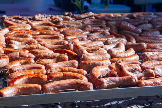 Chicken or pork meat for grilling to eat at the restaurant or at home