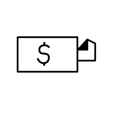 Cash and Receipt Icon  Payment Receipt and Financial Record ecommerce icons