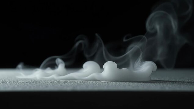 Whimsical Smoke Patterns Dancing in the Air