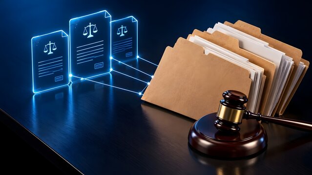 Digital Transformation of Legal Files with Judge Gavel and Folder