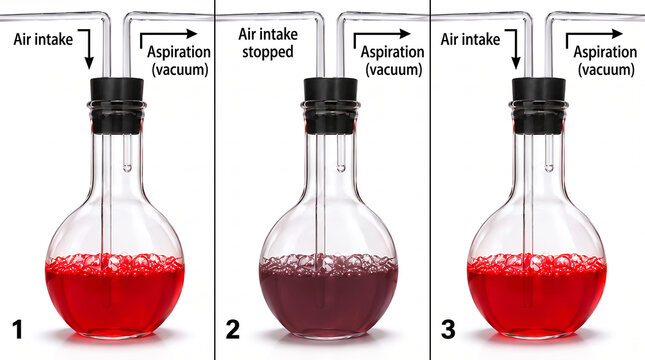 Blood Color Change and Oxygen Transport Experiment