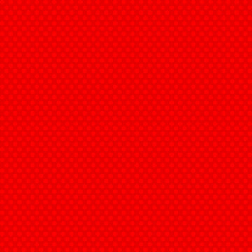 Modern simple abstract dot pattern on red background.