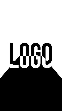Logo Shape Square VERTICAL &ndash; Animated Square Logo Reveal, Geometric Shape Animation and Modern Brand Identity Motion Graphics for Professional Video Editing