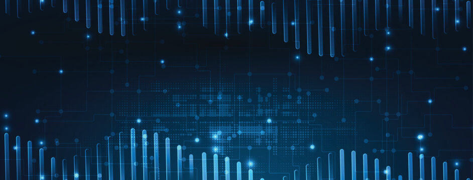 Scientists and genetic dna design, technology and science background