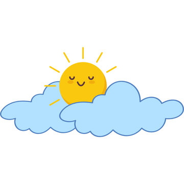 sun and clouds