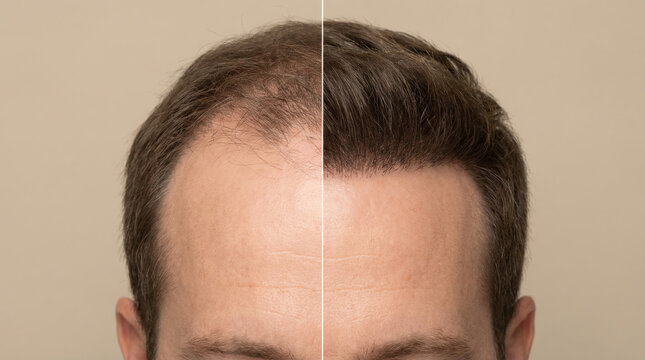 Male Hair Loss and Restoration: Before and After Treatment Comparison