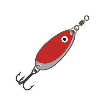 Large trolling spoon for saltwater fishing