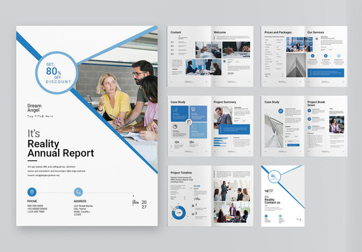 Annual Report Brochure Template