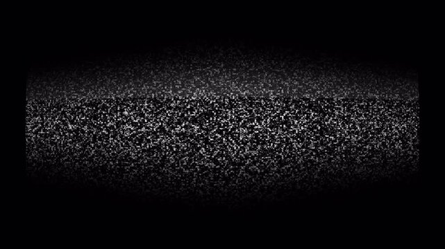 Television turn on and off. Switch on and off tv effect. Vintage television static noise on screen. Bad TV Signal. 4K Resolution