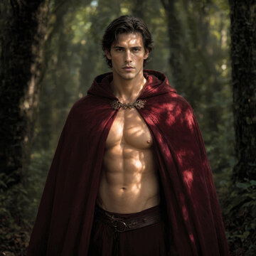 The Crimson Cloaked Wanderer