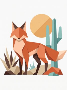 Origami Desert Fox
