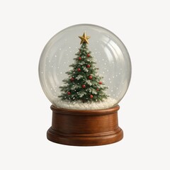 Obraz premium Festive snow globe decoration