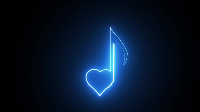 Love Heart Musical Note