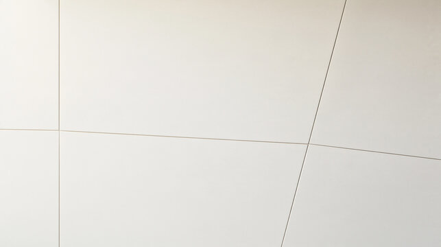 Minimalist White Architectural Facade Panels Background