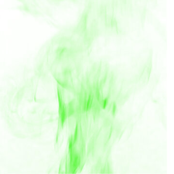 Real green smoke texture background