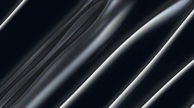 Dark metallic waves, abstract background, smooth texture