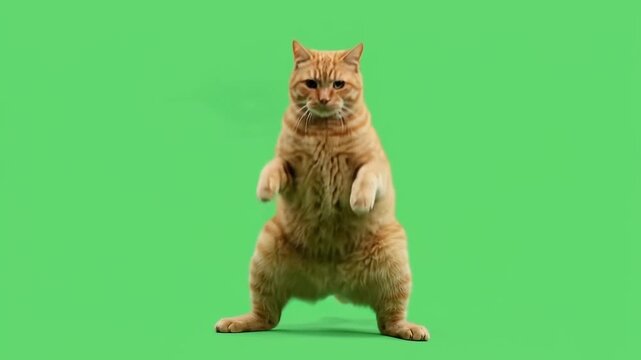 The wide, bent stance of the hind legs mimics the grounded pose of a sumo wrestler before a match.