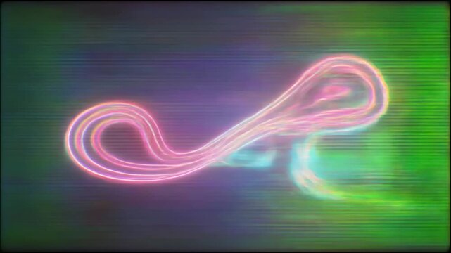 レトロな光の余韻が漂うパステルカラーの抽象背景