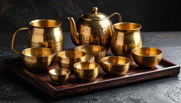 antique tea set
