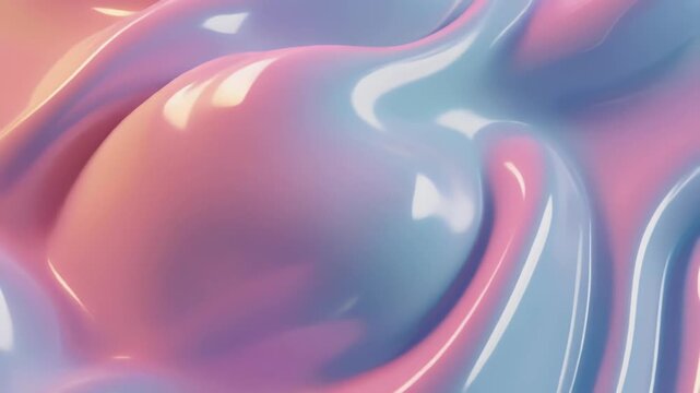 やわらかく引き伸ばされるキャンディのような光の帯